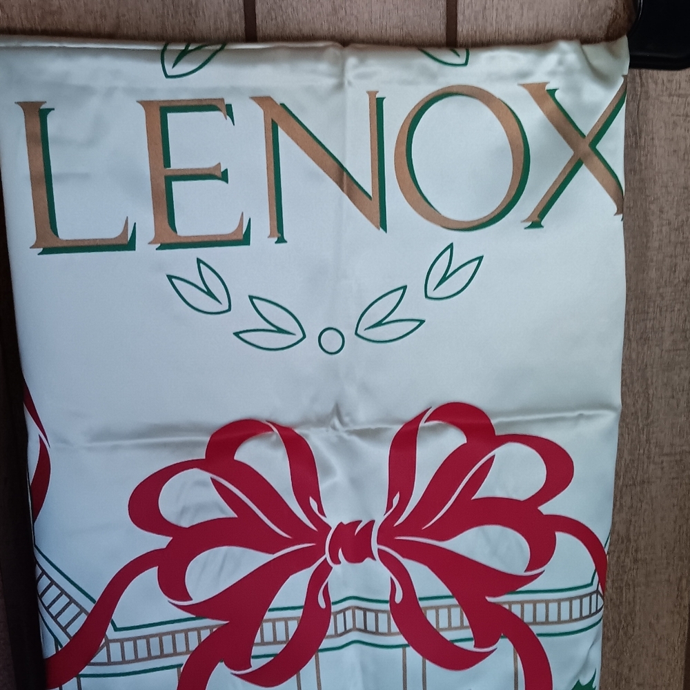 VINTAGE PAIR (2) LENOX BANNERS.